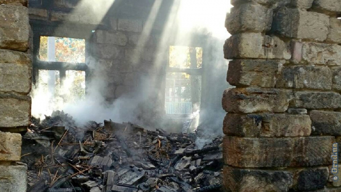 пожар и взрыв в Килие