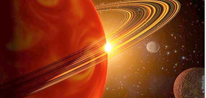Соединение Венеры и Сатурна
