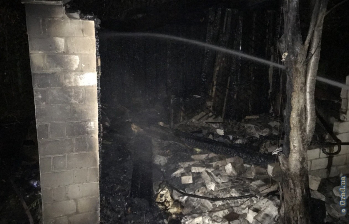 Дачный дом сгорел под Одессой
