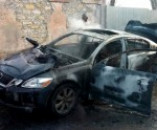 В Одессе в горящем автомобиле обнаружен труп мужчины (фото)