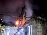 В Одессе горели два дома (фото, видео)