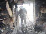В пятиэтажке на Фонтане сгорела целая кватртира (фото)
