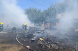 Масштабна пожежа в Одесі: горіли шини та пластмаса