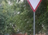 В районе Чубаевки появился новый дорожный знак