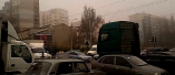 Транспортный коллапс на Балковской(видео)