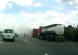 В Одесской области горел грузовик