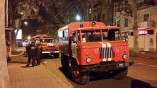 В Одессе горело здание Укртелекома