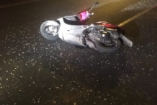 В центре Одессы в дорожном происшествиии пострадал водитель скутера