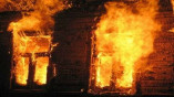 В Холодной балке горел многоквартирный дом