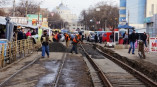 Возобновлено движение трамваев в районе  «Привоза» 