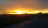 Тревожный закат над Одессой
