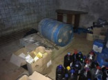 В Измаиле выявлен склад с контрафактным спиртом (фото)