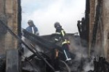 Масштабный пожар на заводе "Краян"