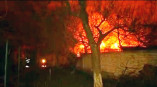 Масштабный пожар на Фонтане (видео)