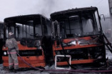 По Одессой сгорели два пассажирских автобуса