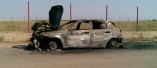 На улице Сахарова сгорел автомобиль