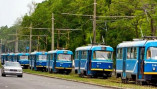 В Одессе трамвай столкнулся с легковушкой