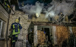 В Одесском районе загорелся частный двухэтажный дом