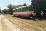 В Одессе остановлено движение трех трамвайных маршрутов (фото)