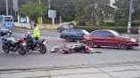 В ДТП пострадала пассажирка мотоцикла
