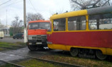 В Одессе столкнулись трамвай и грузовик