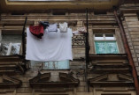 В центре Одессы балкон рухнул вместе с хозяйкой