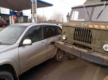 Авария на Балковской: спецавтомобиль и иномарка