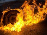 На Таирова сгорел  автомобиль