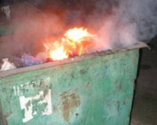 На Фонтане в сгоревшем мусорном контейнере найден труп