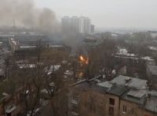 Пожар на ул. Прохоровской (фото, видео)