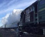 В Николаевской области загорелся пассажирский поезд Харьков – Херсон