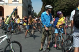 В Одессе состоялся сине-желтый велопробег