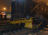В одесском порту автомобиль попал под поезд (фото)