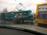 ДТП на пос. Котовского изменило движение трамваев
