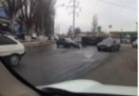 В Одессе перевернулся грузовик