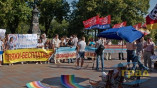 Митинг против произвола на одесских пляжах (фоторепортаж)