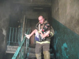 На Каролино-Бугазе горел 5-этажный жилой дом