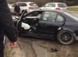 В Одессе  "БМВ" протаранил три автомобиля (фото)