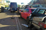 В Одессе столкнулись шесть автомобилей