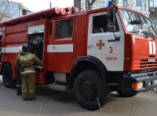 Пожар и огромная пробка в центре Одессы
