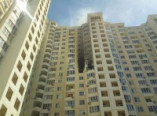 Пожар в жилом доме в Одессе (фото)