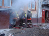 На поселке Котовского горели две многоэтажки