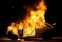 В Одесской области горел автомобиль: есть пострадавший