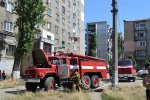 В Одессе горел жилой дом В Одессе горел жилой дом