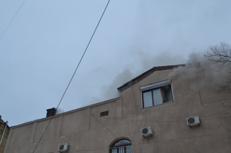 Пожар в жилом доме в Одессе Пожар в жилом доме в Одессе