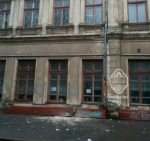 Обрушение фасада в центре Одессы Обрушение фасада в центре Одессы