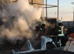 Под Одессой сгорел ангар с металлоломом Под Одессой сгорел ангар с металлоломом