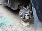 Одессит задержал похитителя колес Одессит задержал похитителя колес