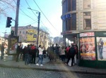 В центре Одессы заблокирован вход в отделение банка (фото) В центре Одессы заблокирован вход в отделение банка (фото)