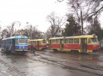 В Одессе остановлено движение трех трамвайных маршрутов В Одессе остановлено движение трех трамвайных маршрутов